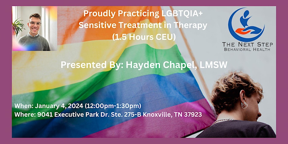 Proudly Practicing LGBTQIA+ Sensitive Treatment in Therapy (1.5 Hours CEU)