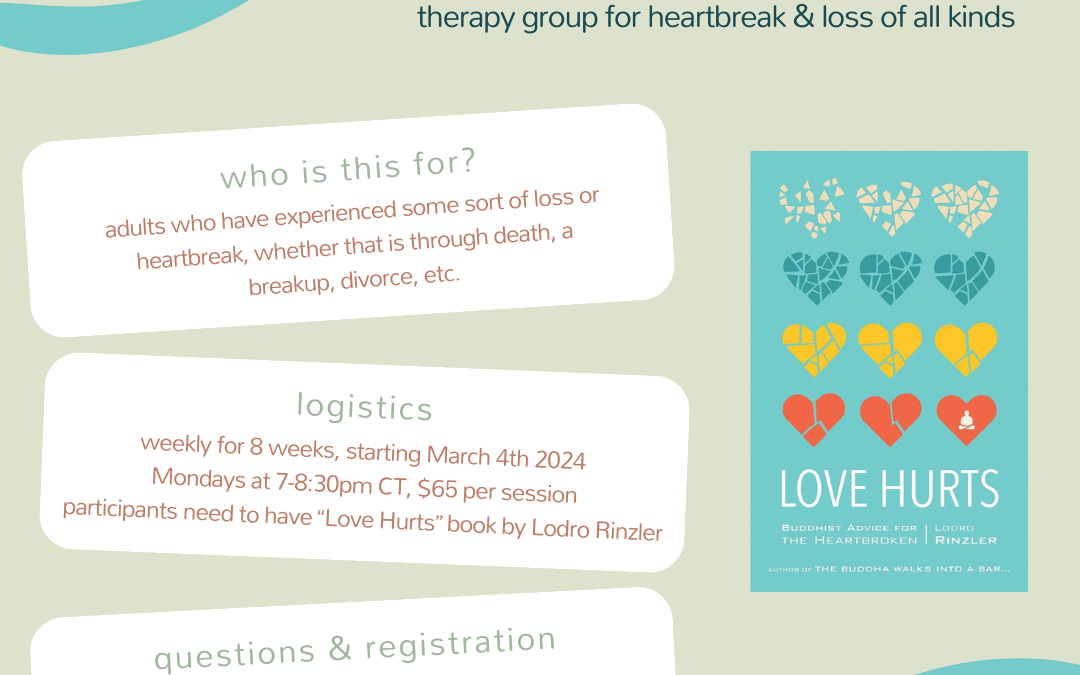 “Love Hurts” – Grief Group starting March 4th