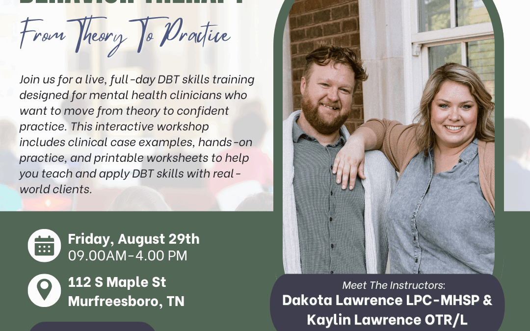 Live DBT Training: 6 CE Hours In-person