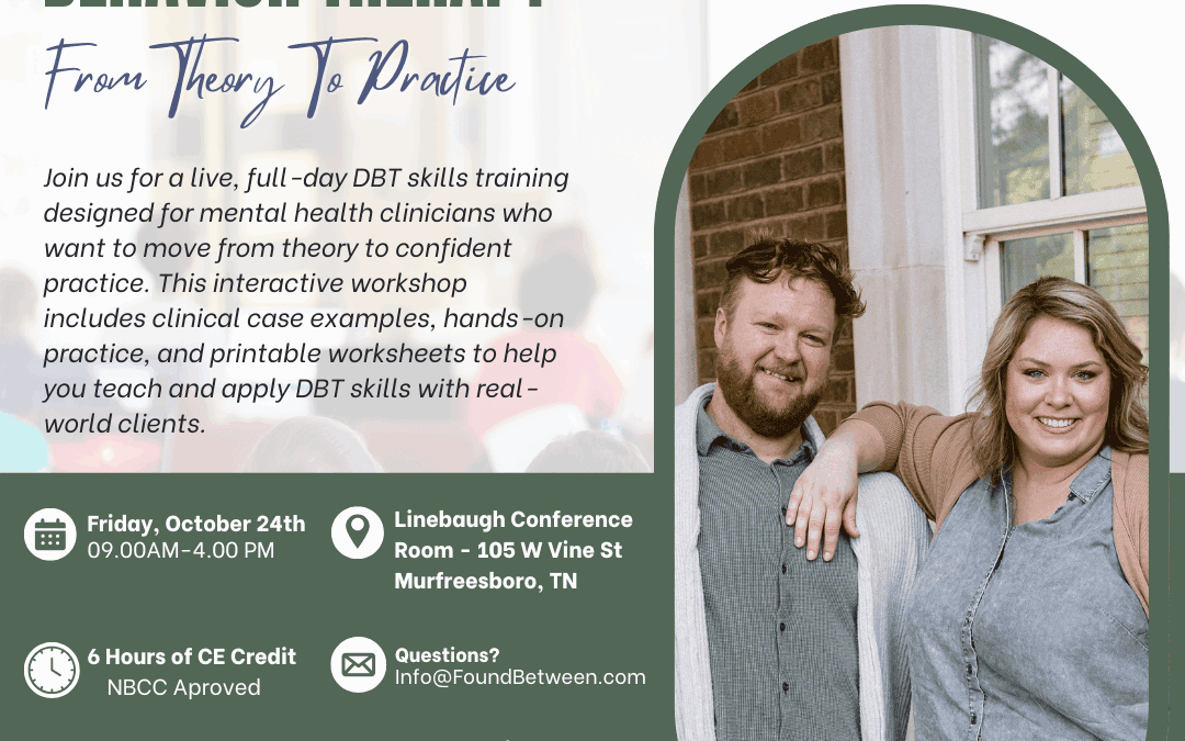 6 CE DBT Training: 10/24