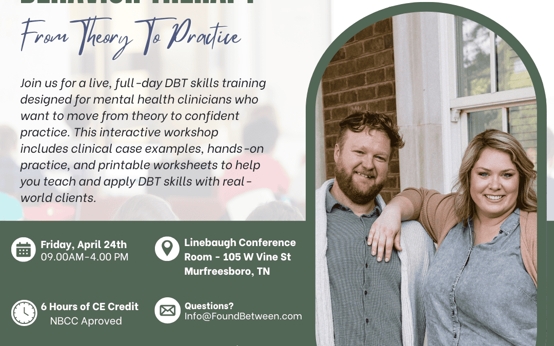 6 CE Live DBT Training