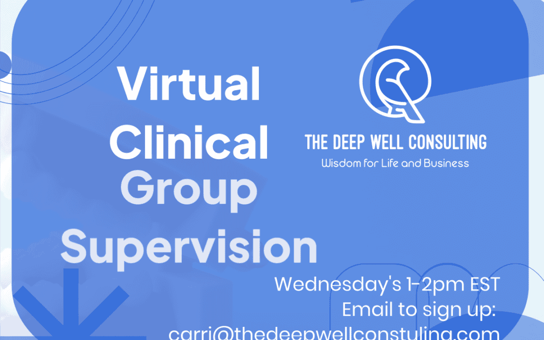 Virtual Clinical Group Supervision